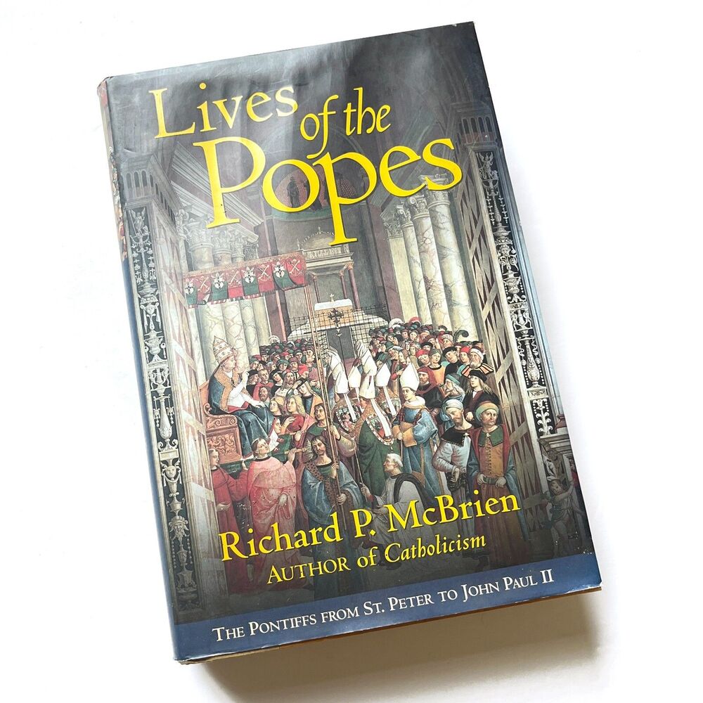 Lives of the Popes by Richard McBrien 1st Edition HC with Dust Jacket
